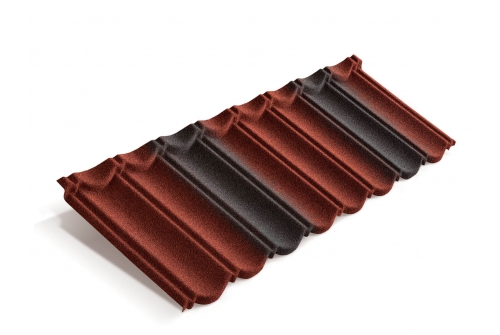 Лист Metrotile MetroBond красно-черный