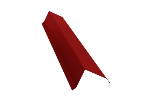 Планка торцевая 80х100 0,5 Rooftop Matte RAL 3011 коричнево-красный