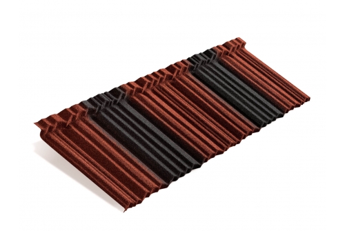 Лист Metrotile MetroShake 2 красно-черный