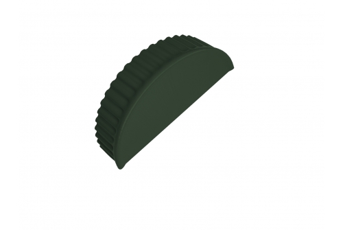 Заглушка торцевая GreenCoat Pural BT, matt RR 11 темно-зеленый (RAL 6020 хромовая зелень)
