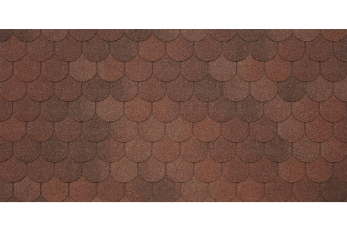 Битумная черепица TEGOLA ASSISI terracotta 420 (терракотта)