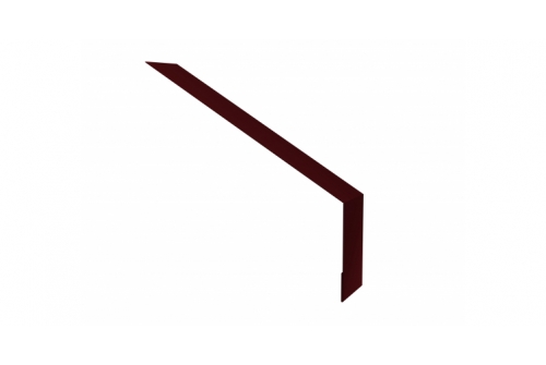 Планка капельник 135х50 0,5 Velur RAL 3005 красное вино