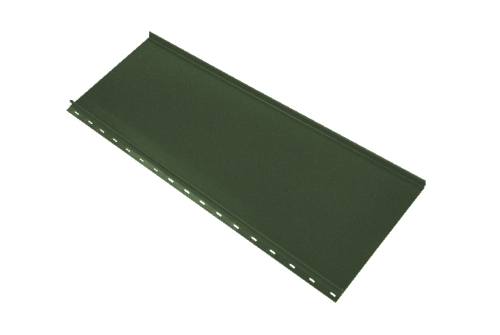 Кликфальц mini 0,5 GreenСoat Pural с пленкой на замках RR 11 темно-зеленый (RAL 6020 хромовая зелень)