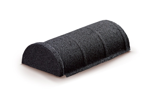 Конек полукруглый конечный AeroDek Tradition /Firenze антрацит