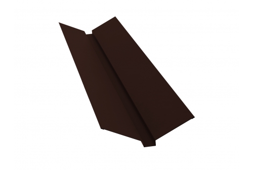 Планка ендовы верхней 115х30х115 0,5 Rooftop Matte RAL 8017 шоколад