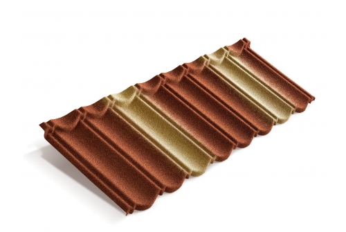 Лист Metrotile MetroBond терракотово-желтый