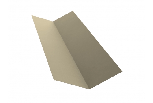 Планка ендовы верхней 145х145 0,45 PE с пленкой RAL 1015 светлая слоновая кость