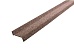 Планка примыкания Grand Line c гранулятом для мягкой кровли бронзовая Планка примыкания Grand Line c гранулятом для мягкой кровли бронзовая