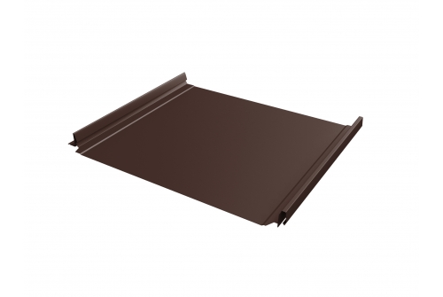 Кликфальц Pro Grand Line 0,5 Rooftop Matte с пленкой на замках RAL 8017 шоколад