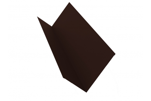Планка примыкания 150х250 0,5 GreenCoat Pural BT, matt RR 887 шоколадно-коричневый (RAL 8017 шоколад)
