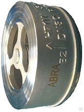 Обратный клапан нержавеющий тарельчатый межфланцевый ABRA-D71 DN15-300 PN25