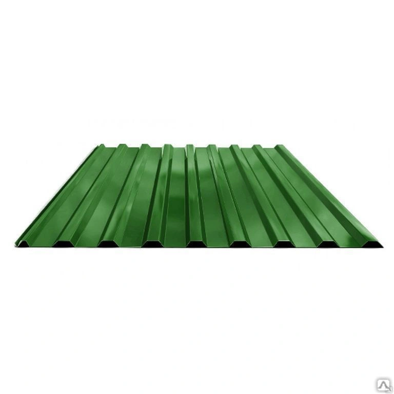 Профнастил окраш С8 0,4х1150(1200) RAL 6002 зеленая листва , марка С8