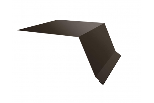 Планка капельник 100х55 0,5 Satin Мatt RR 32 темно-коричневый